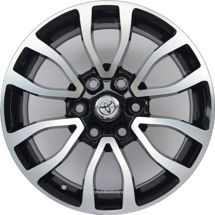 Диск R18 6x139,7 Replica (TY 175) 7,5J ET25 D106,1 BKF (LegeArtis)