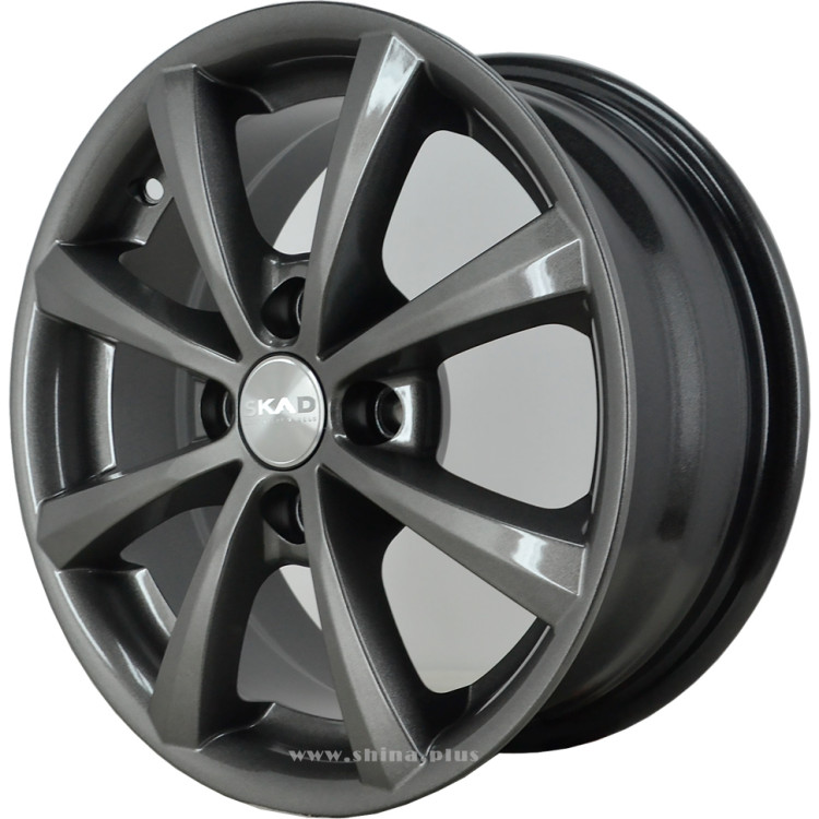 Диск R14 4x100 СКАД Каллисто 6,0J ET38 D67,1 графит