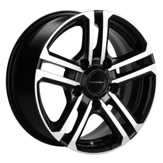 Диск R16 5x139,7 Khomen Wheels KHW1602 6,5J ET40 D98,5 (Niva 4*4) Black-FP
