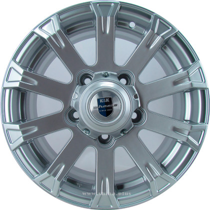Диск R16 5x139,7 Байкал (KC601) К&К 7,0J ET35 D108,5 блэк платинум
