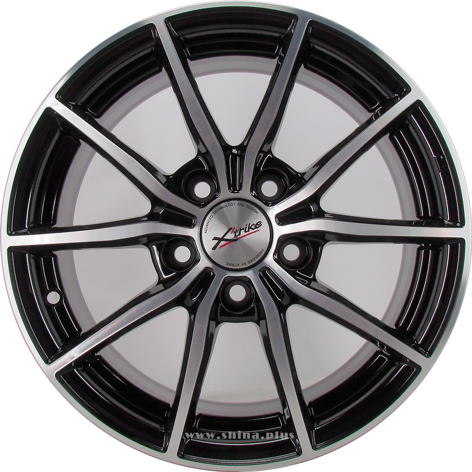 Диск R15 5x108 Xtrike (X-111) 6,5J ET43 D63,35 BK/FP