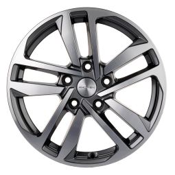 Диск R16 5x114.3 Khomen Wheels KHW1612 6,5J ET45 D67.1 (Mazda 3/ix35) Gray-FP ПИК