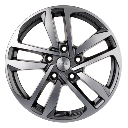 Диск R16 5x114.3 Khomen Wheels KHW1612 6,5J ET45 D67.1 (Mazda 3/ix35) Gray-FP ПИК