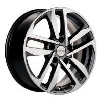 Диск R16 5x114.3 Khomen Wheels KHW1612 6,5J ET45 D67.1 (Mazda 3/ix35) Gray-FP ПИК