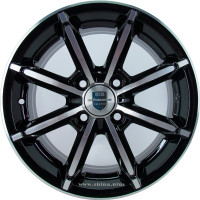 Диск R14 4x100 KC603 Sportline (K&K) 6,0J ET40 D67,1 алмаз-черный