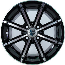 Диск R14 4x100 KC603 Sportline (K&K) 6,0J ET40 D67,1 алмаз-черный