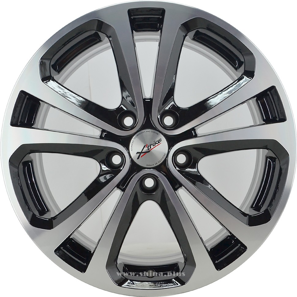 Диск R17 5x114,3 Xtrike (X-113) 7,0J ET40 D66,1 BK/FP