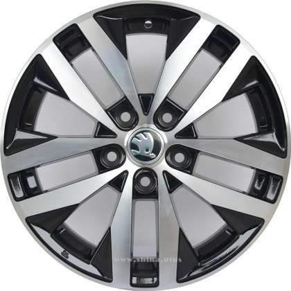 Диск R16 5x112 Replica (SK 65) 6,5J ET50 D57,1 BKF (LegeArtis)