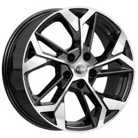 Диск R17 5x114,3 KC1062 K&K 6,5J ET40 D64,1 алмаз черный