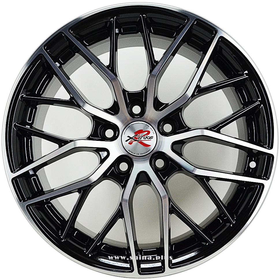 Диск R17 5x112 Xtrike RST (R007) 7,5J ET45 D66,6 BK/FP