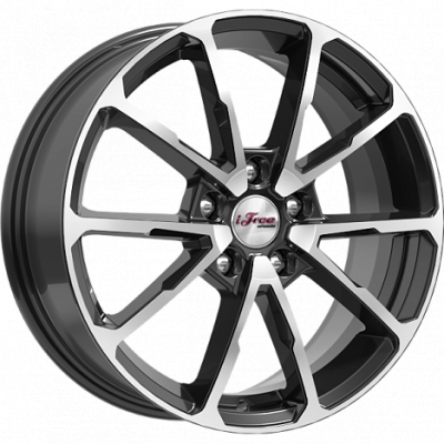 Диск R17 5x114,3 Skibidi iFree 6,5J ET45 D67,1 блэк-джек