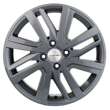 Диск R16 4x100 Khomen Wheels KHW1609 6,0J ET50 D60.1 (Vesta/Largus) Gray ПИК