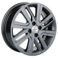 Диск R16 4x100 Khomen Wheels KHW1609 6,0J ET50 D60.1 (Vesta/Largus) Gray ПИК
