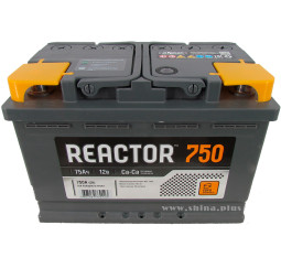 АКБ 75Ah Аком Reactor (о.п+) 750А(EN) 12V
