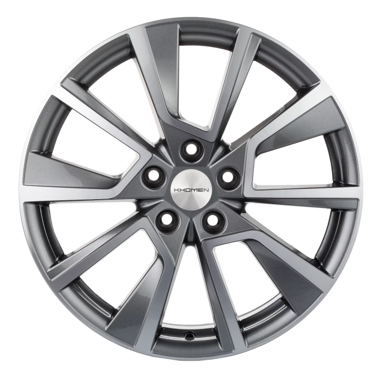 Диск R18 5x114,3 Khomen Wheels KHW1802 7,0J ET50 D54.1 (Coolray) Gray-FP ПИК