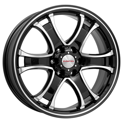 Диск R18 6x139,7 Балеар (КС727) K&K 7,5J ET38 D67,1 алмаз черный