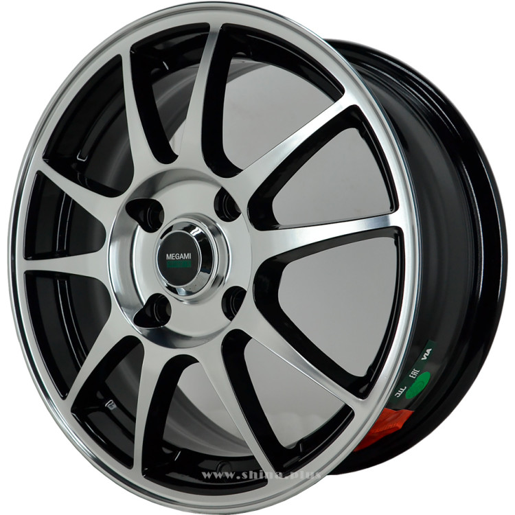 Диск R14  4x98 Megami MGM-5 6,0J ЕT35 D58,6 BKF