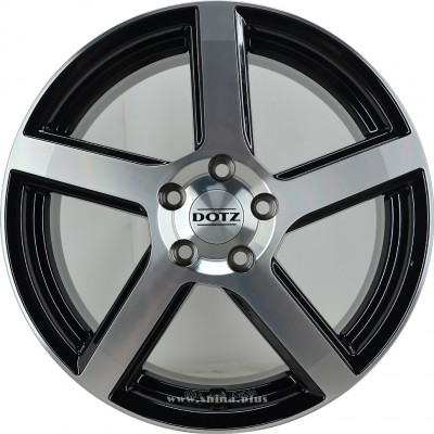 Диск R17 5x114,3 Dotz CP5 dark 7,0J ET45 D71,6