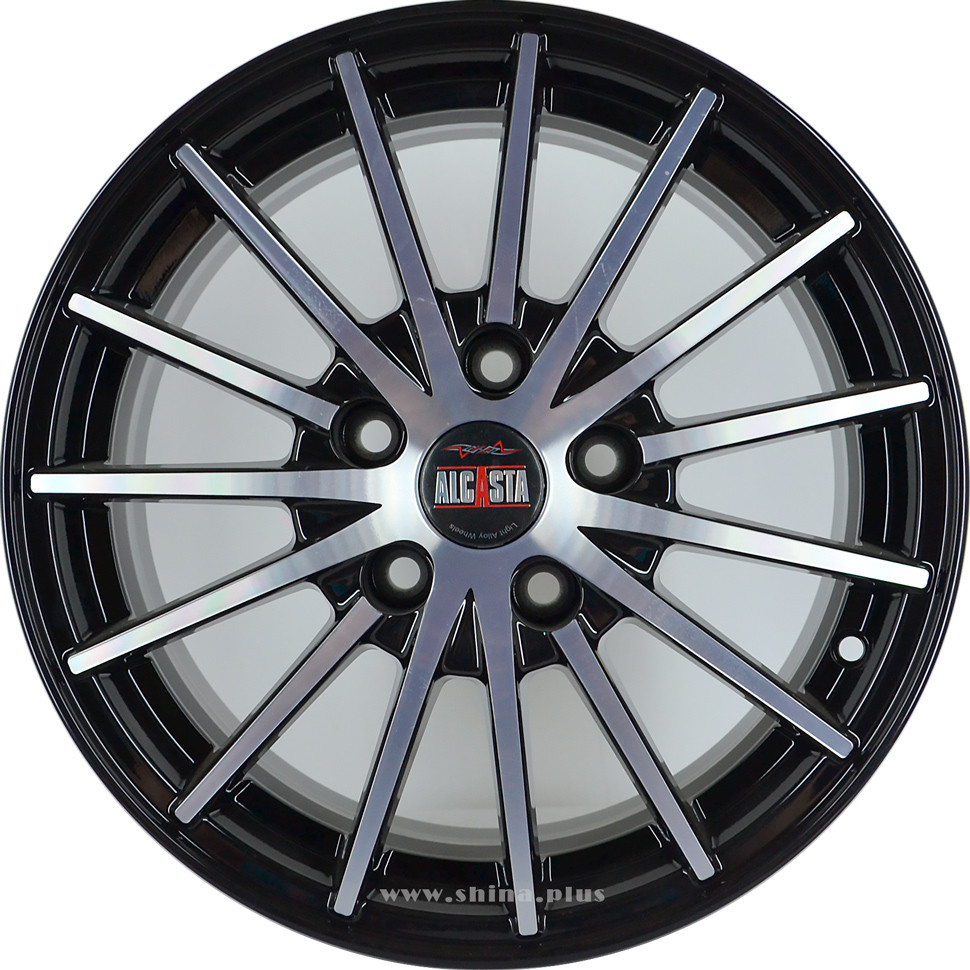 Диск R16 5x114,3 ALCASTA M60 6,5J ET40 D66,1 BKF