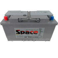 АКБ100Ah Space (+п.п) 850А 12V Евро корпус
