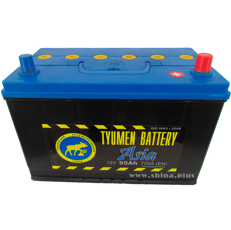 АКБ 95Ah Тюменский "Лось" Азия (о.п+) 720А(EN) 12V %%%