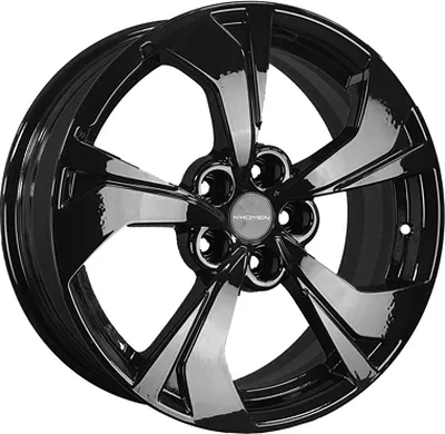 Диск R17 5x114,3 Khomen Wheels KHW1724 7,0J ET45 D67,1 (Faw Besturn X80) Black