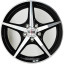Диск R15 5x100 ALCASTA M56 6,0J ET38 D57,1 BKF