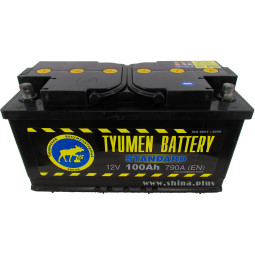 АКБ100Ah Тюменский "Лось" Standart (+п.п) 790А(EN) 12V