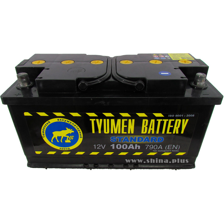 АКБ100Ah Тюменский "Лось" Standart (+п.п) 790А(EN) 12V