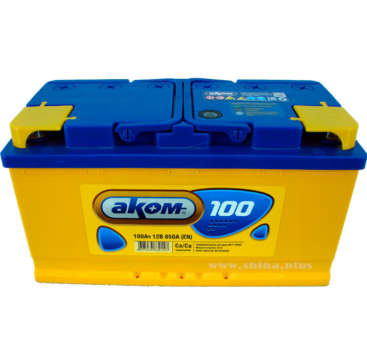 АКБ100Ah Аком (+п.п) 920А(EN) 12V