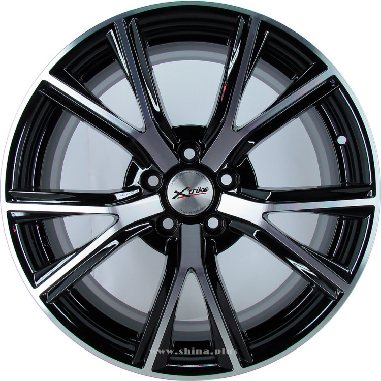Диск R18 5x114,3 Xtrike X-122 7,5J ET40 D66,1 BK/FP