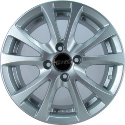 Диск R15 4x100 Tech Line 509 6,0J ET45 D54,1 Silver