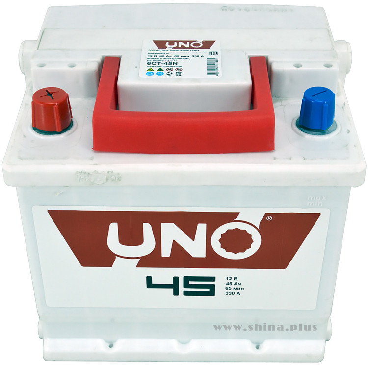 АКБ 45Ah Uno (+п.п) 330A(EN) 12V мал.корпус
