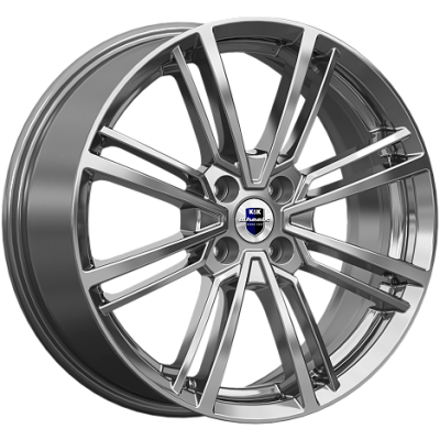 Диск R17 4x100 Эрфурт-оригинал KC903 K&K 7,0J ET43 D60,1 дарк платинум