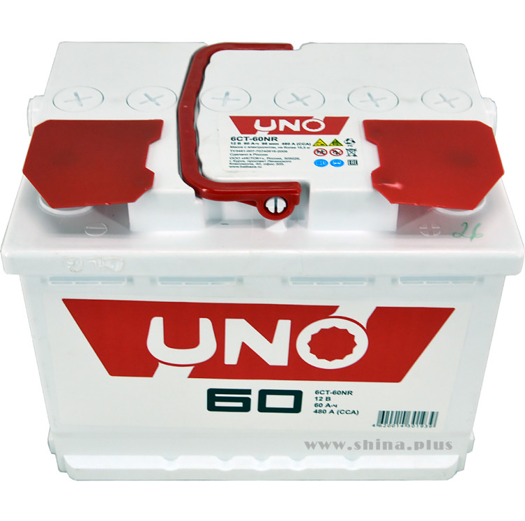 АКБ 60Ah Uno (о.п+) 480A(EN) 12V