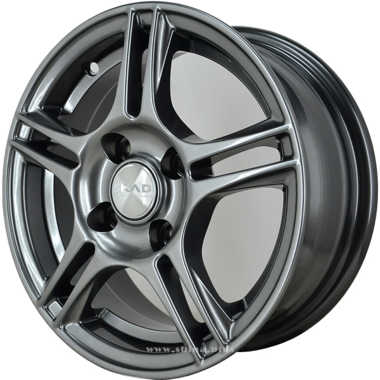 Диск R13 4х100 СКАД Спирит 5,5J ET35 D67,1 гальвано