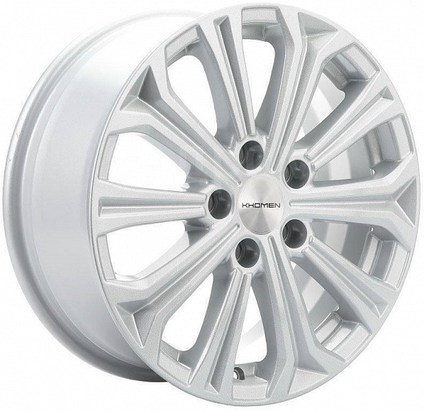 Диск R16 5x108 Khomen Wheels KHW1610 6,5J ET50 D63.3 (Focus) F-Silver