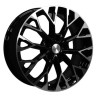 Диск R17 5x108 Khomen Wheels KHW1718 7,0J ET45 D60.1 (Chery Tiggo 8) Black-FP