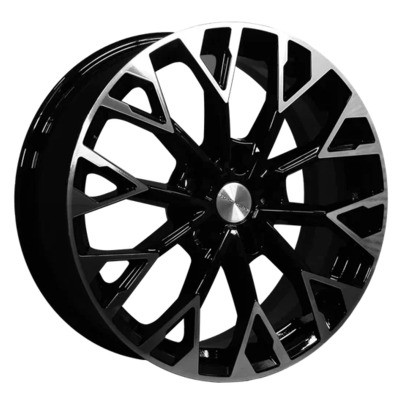 Диск R17 5x108 Khomen Wheels KHW1718 7,0J ET45 D60.1 (Chery Tiggo 8) Black-FP