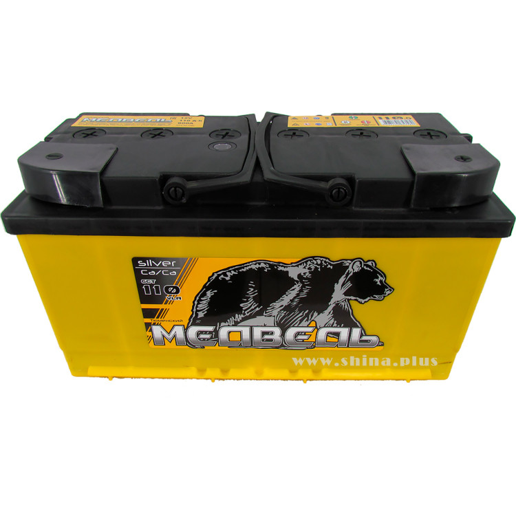 АКБ110Ah Тюм. медведь черный (о.п.+) 900А(EN) 12V (6CT-110VLR)