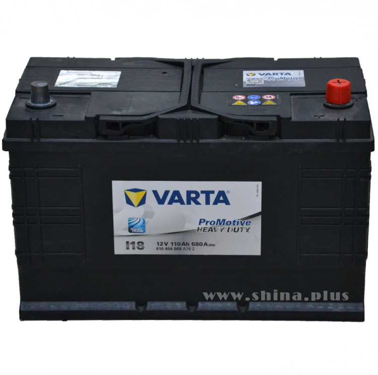 АКБ110Ah Varta 610 404 068 Promotive HD (о.п+) 680A 12V