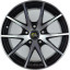 Диск R16 5x108 Cross Street CR-17 6,5J ET50 D63,3 BKF Диск R16 5x108 Cross Street CR-17 6,5J ET50 D63,3 BKF