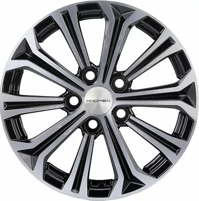 Диск R16 5x108 Khomen Wheels KHW1610 6,5J ET45 D60.1 Black-FP