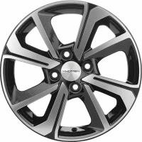 Диск R15 4x100 Khomen Wheels KHW1501 6,0J ET50 D60,1 (Vesta) Black-FP