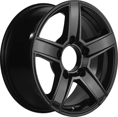 Диск R16 5x139,7 Khomen Wheels KHW1614 6,5J ET35 D98,5 (Niva 4*4) Black-FR