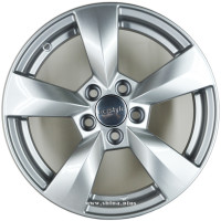 Диск R15 5x100 КС700 Skoda Rapid K&K 6,0J ET38 D57,1 сильвер