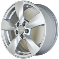 Диск R15 5x100 КС700 Skoda Rapid K&K 6,0J ET38 D57,1 сильвер