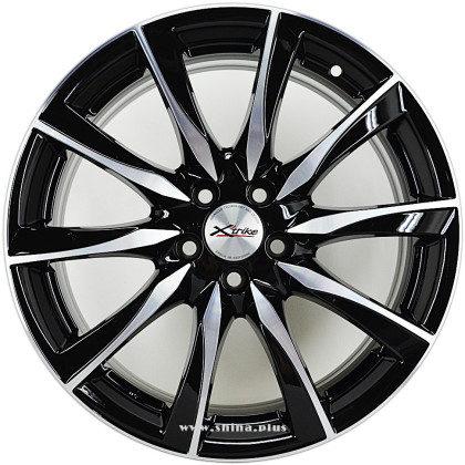 Диск R17 5x108 Xtrike (X-120) 7,0J ET33 D60,1 BK/FP Диск R17 5x108 Xtrike (X-120) 7,0J ET33 D60,1 BK/FP
