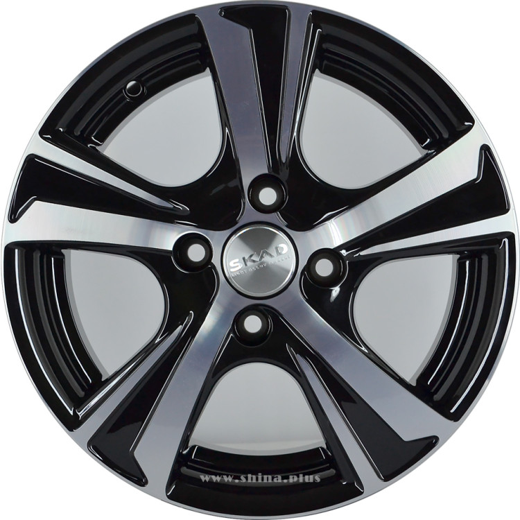 Диск R14 4x100 СКАД Крит 5,5J ET38 D67,1 алмаз блэк