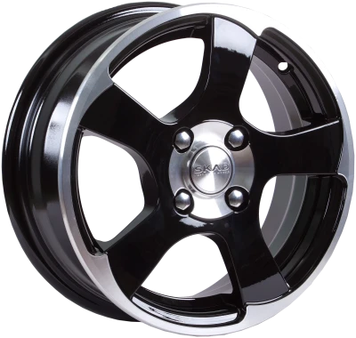 Диск R14 4x100 СКАД Акула 5,5J ET35 D67,1 алмаз